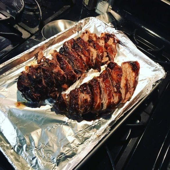 CrockPot Brown Sugar & BalsamicGlazed Pork Tenderloin