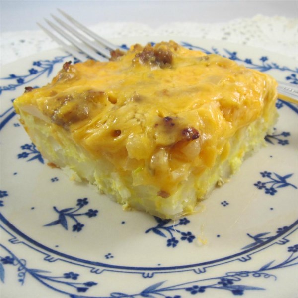 Cheesy Hash Brown and Egg Casserole