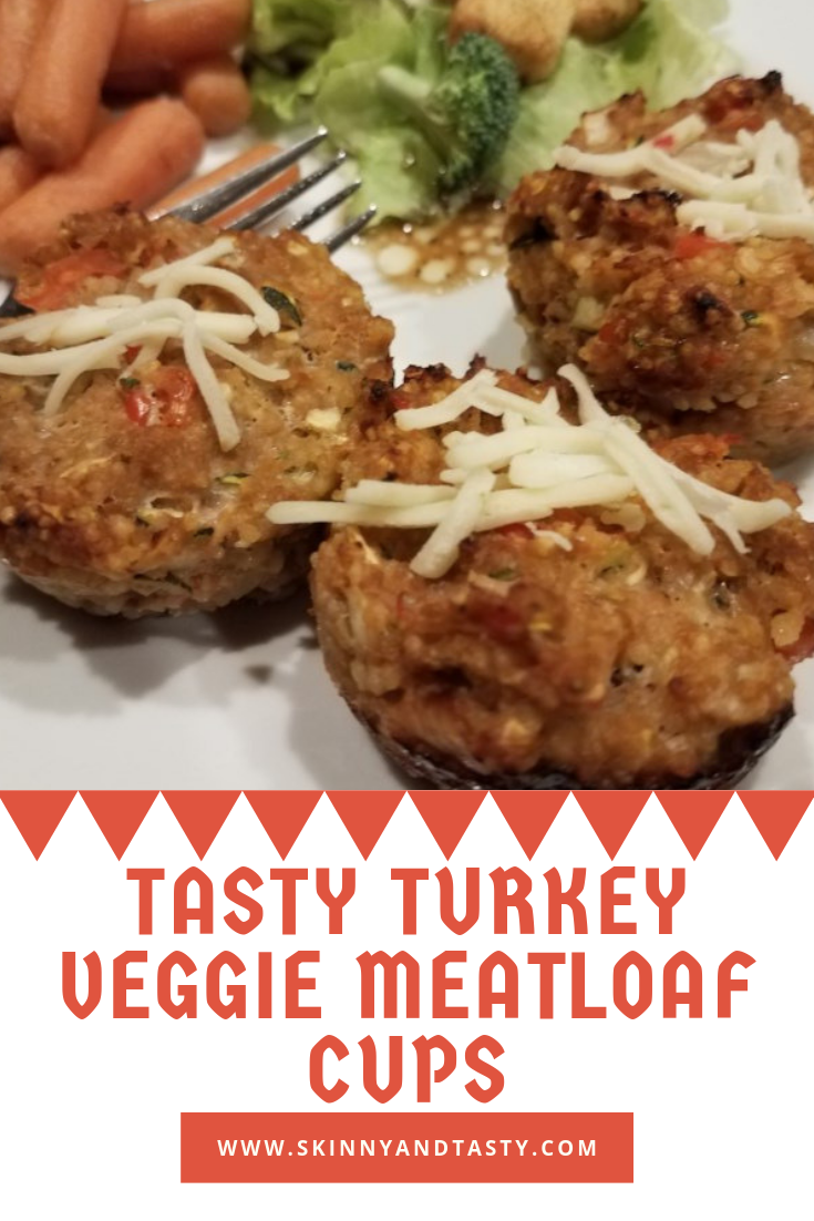 TASTY TURKEY VEGGIE MEATLOAF CUPS