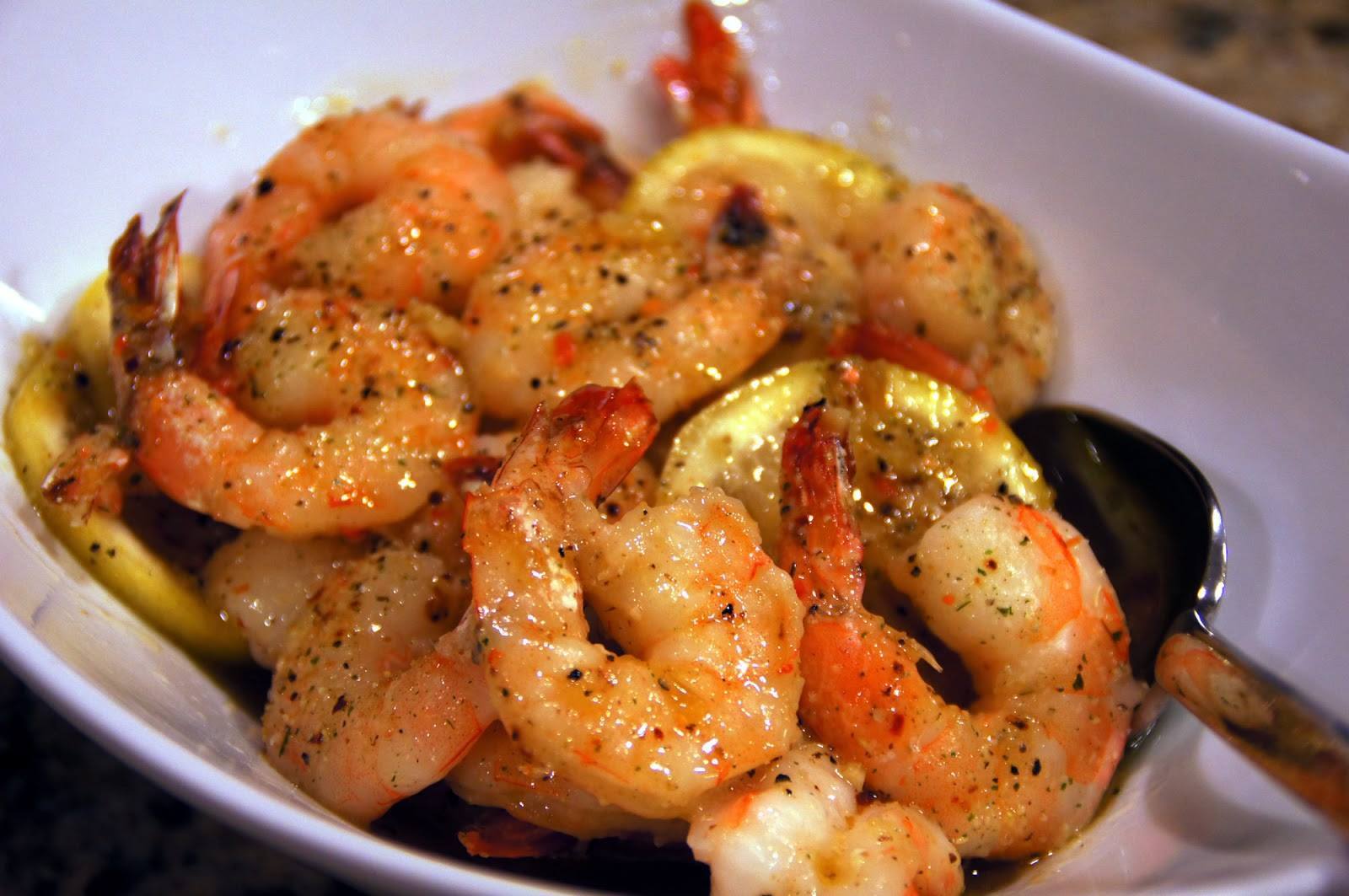 Lemon Butter Baked Shrimp