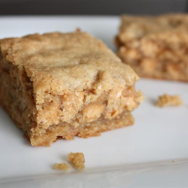 Chewy Peanut Butter Brownies