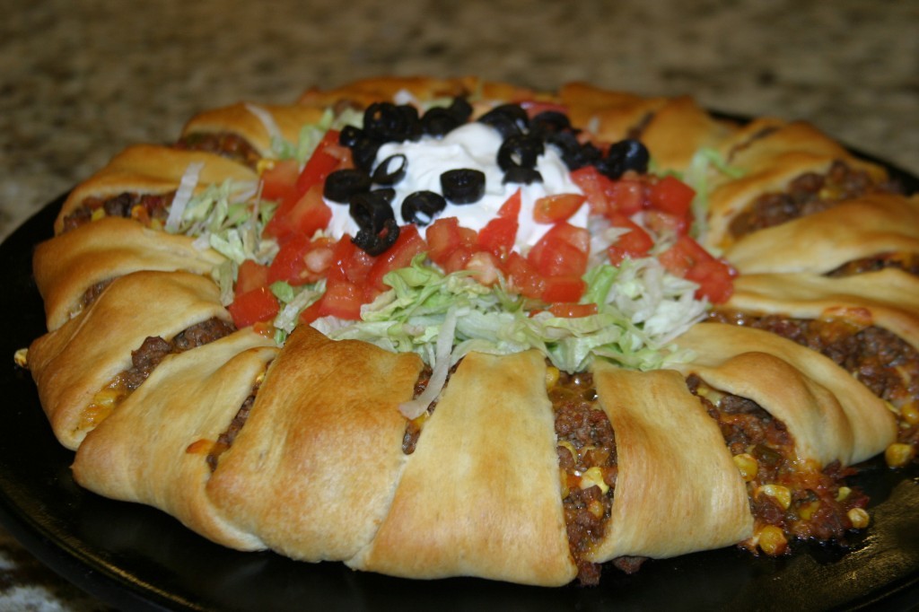 Crescent Roll Taco Bake Recipe