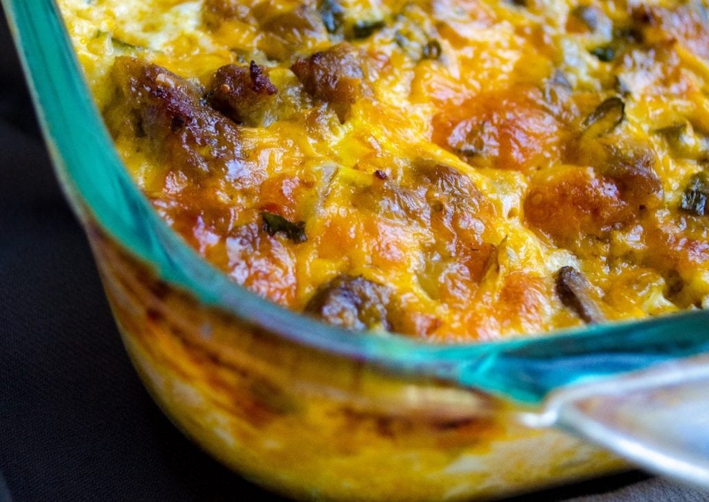 Overnight Breakfast Casserole With Country Gravy