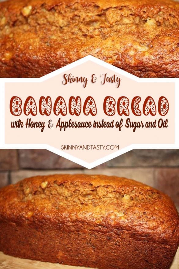 Banana Bread with honey and applesauce instead of sugar & oil