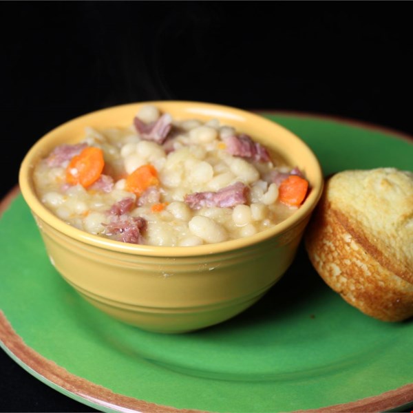 Leftover Ham and Bean Soup Is Just Right for Dinner