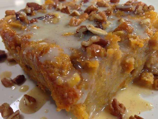 Grandma’s Old-Fashioned Bread Pudding with Vanilla Sauce!