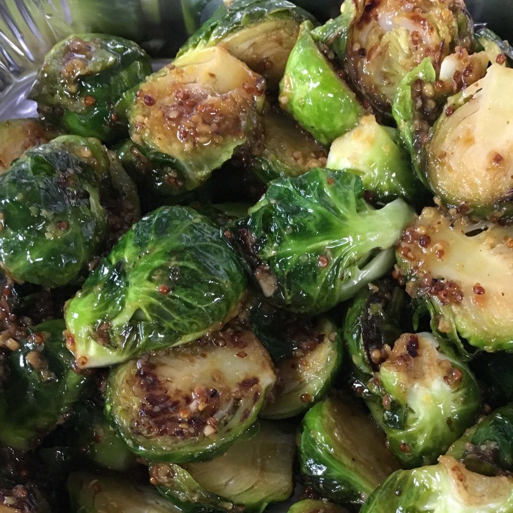 Honey Dijon Brussels Sprouts