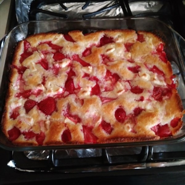 Strawberry Cream Cheese Cobbler