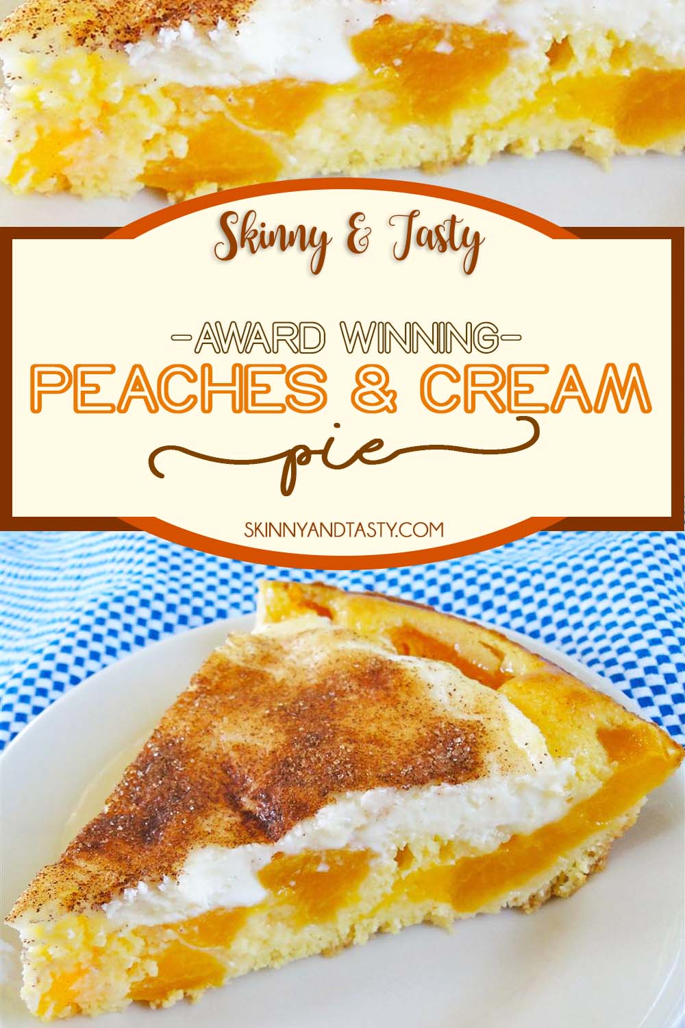 Peaches and Cream Pie Recipe