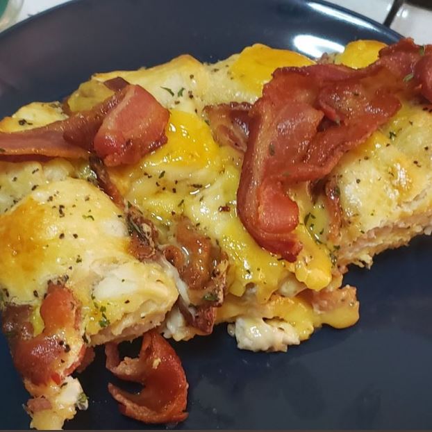 Bacon, Egg, and Cheese Biscuit Bake