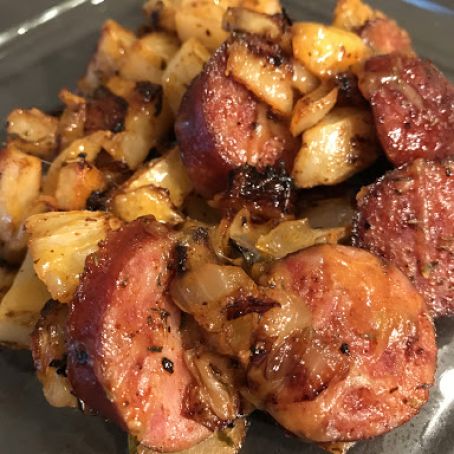 Oven-Roasted Smoked Sausage & Potatoes Recipe