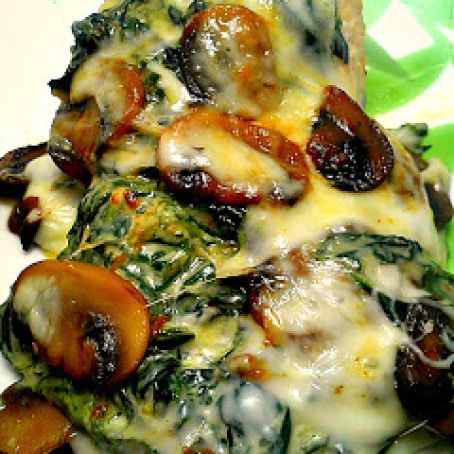 Smothered Chicken with Mushrooms & Spinach