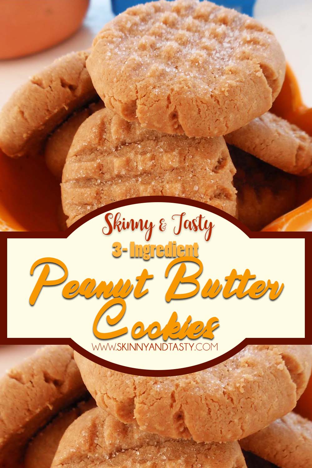 3-Ingredient Peanut Butter Cookies Recipe