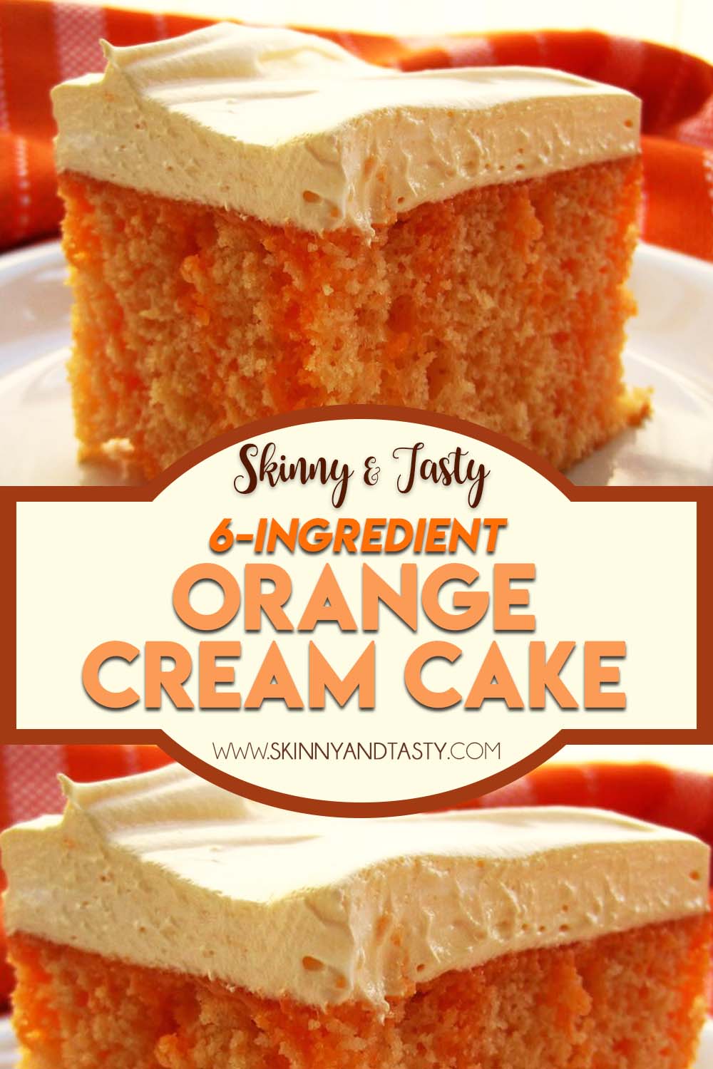 Orange Cream Cake Recipe