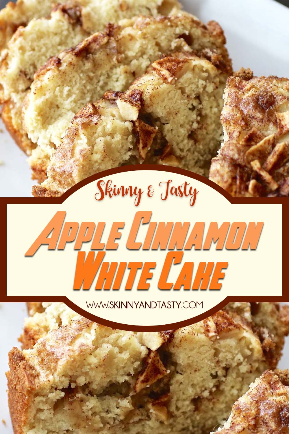 Apple Cinnamon White Cake Recipe