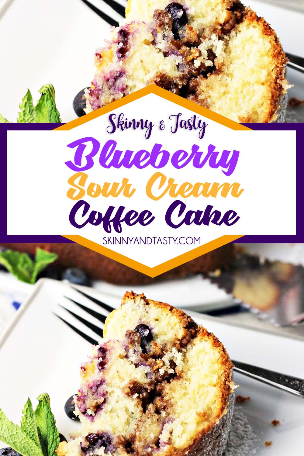 Blueberry Sour Cream Coffee Cake Recipe