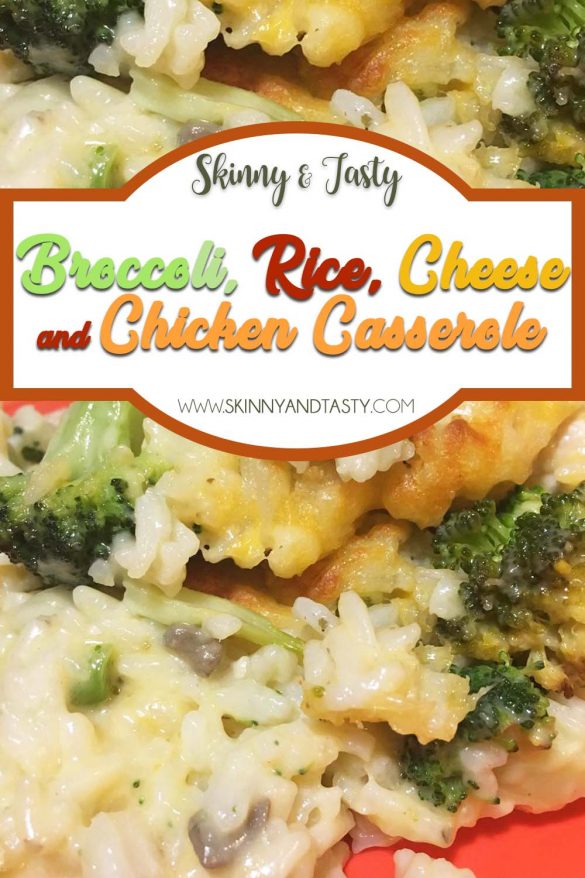 Broccoli, Rice, Cheese, and Chicken Casserole