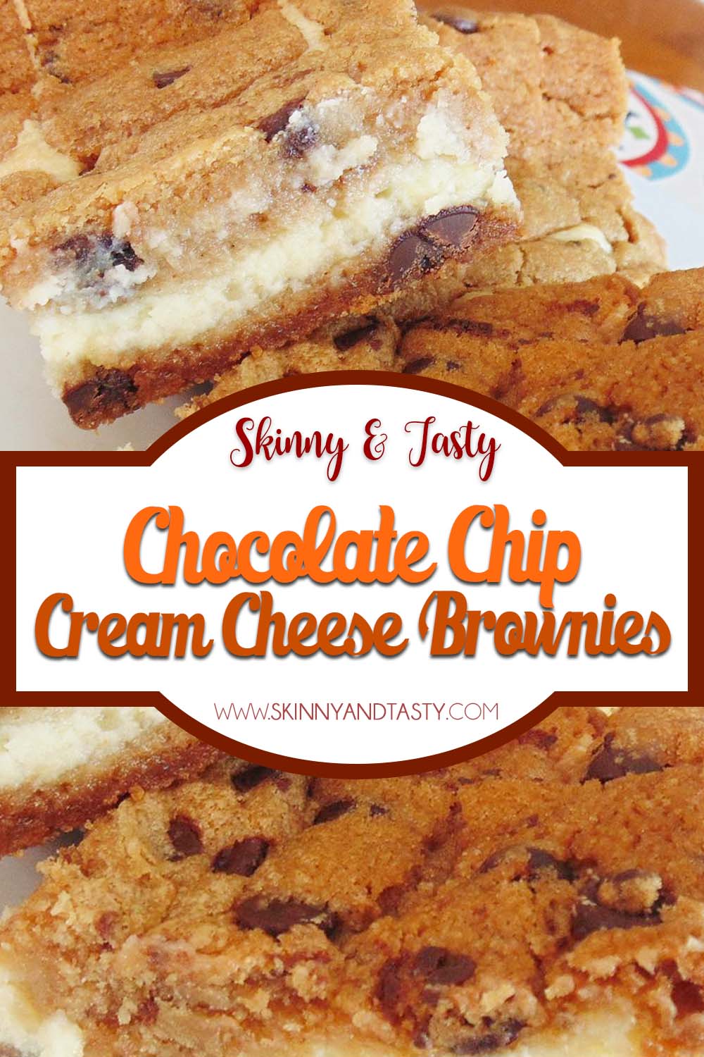 Chocolate Chip Cream Cheese Brownies Recipe