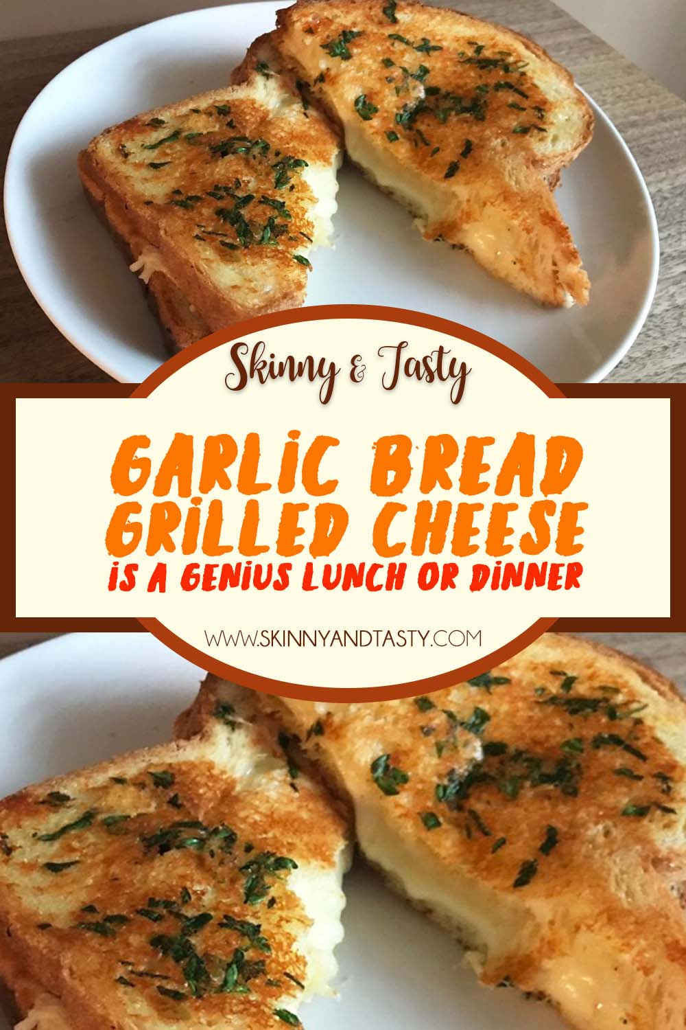 Garlic Bread Grilled Cheese Recipe