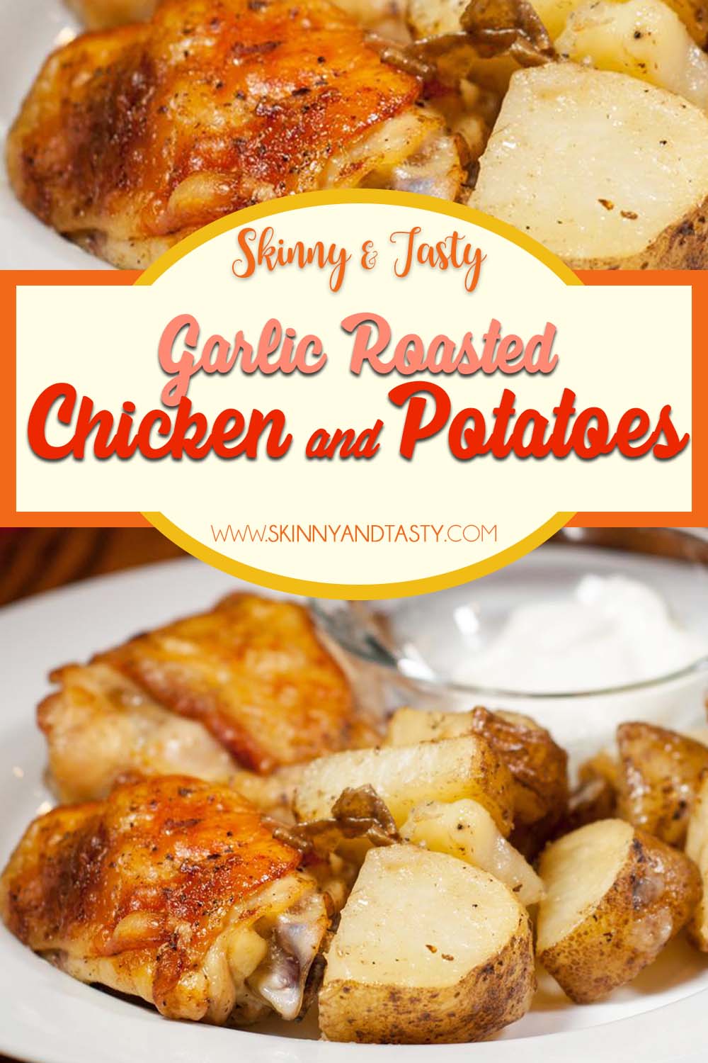 Garlic Roasted Chicken and Potatoes Recipe