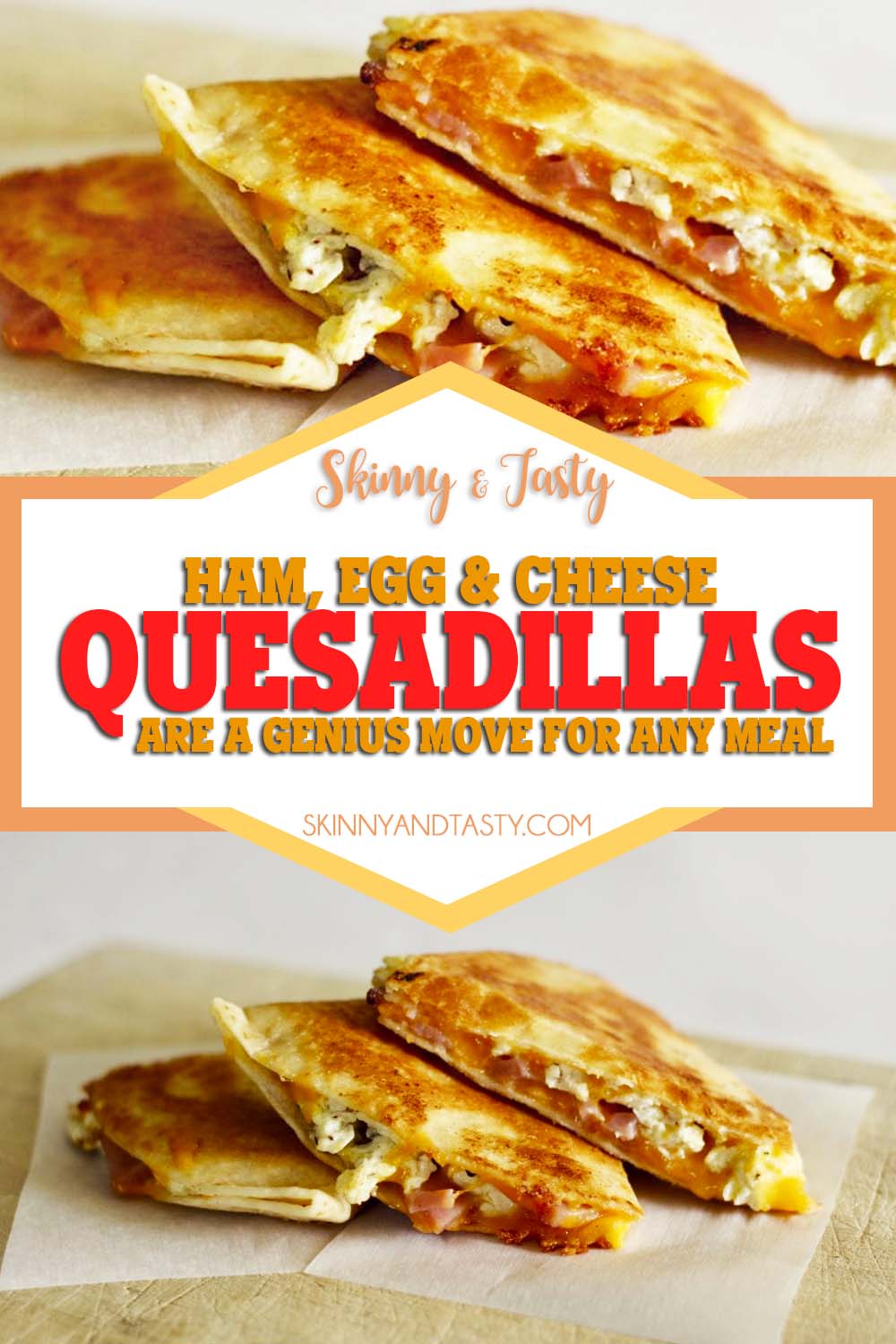 Ham, Egg, and Cheese Quesadillas Recipe