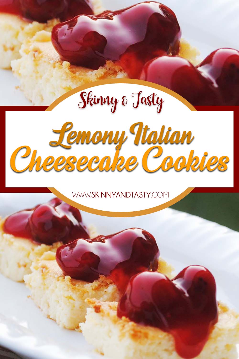 Lemony Italian Cheesecake Cookies