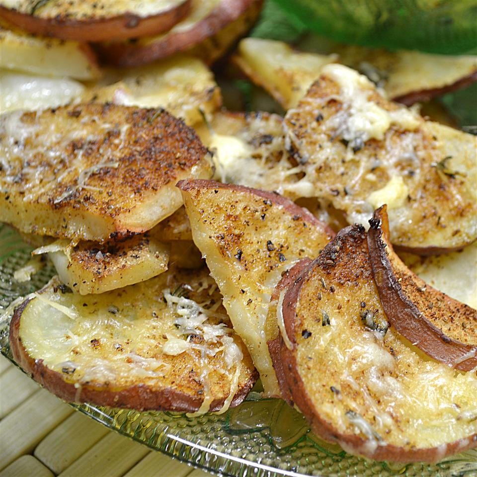 Oven Roasted Parmesan Potatoes Are A Cheesy Delight