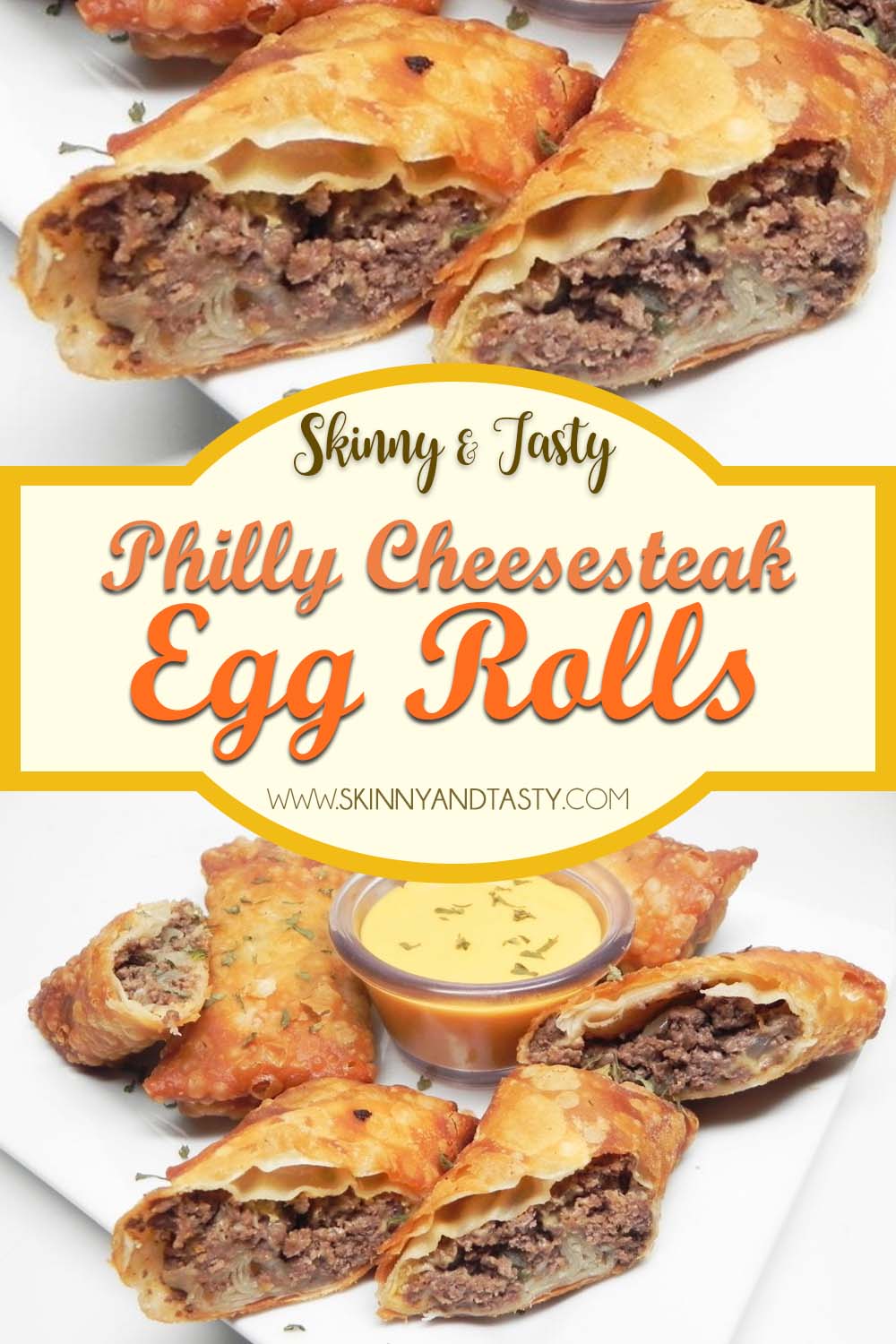 Philly Cheesesteak Egg Rolls Recipe