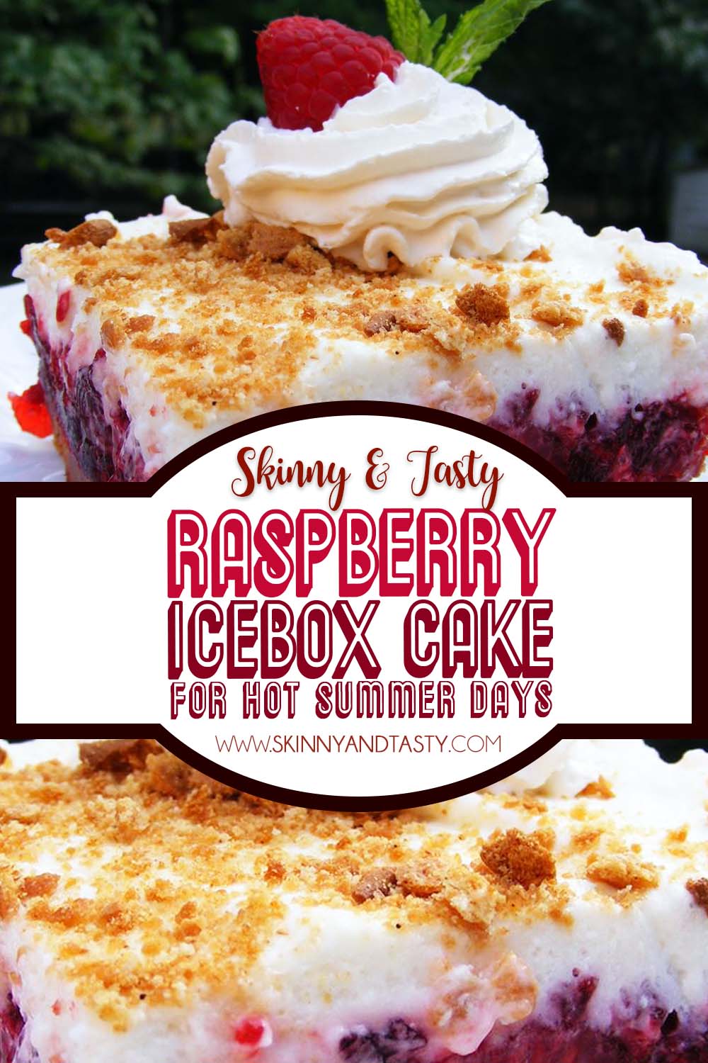 Raspberry Ice Box Cake Recipe