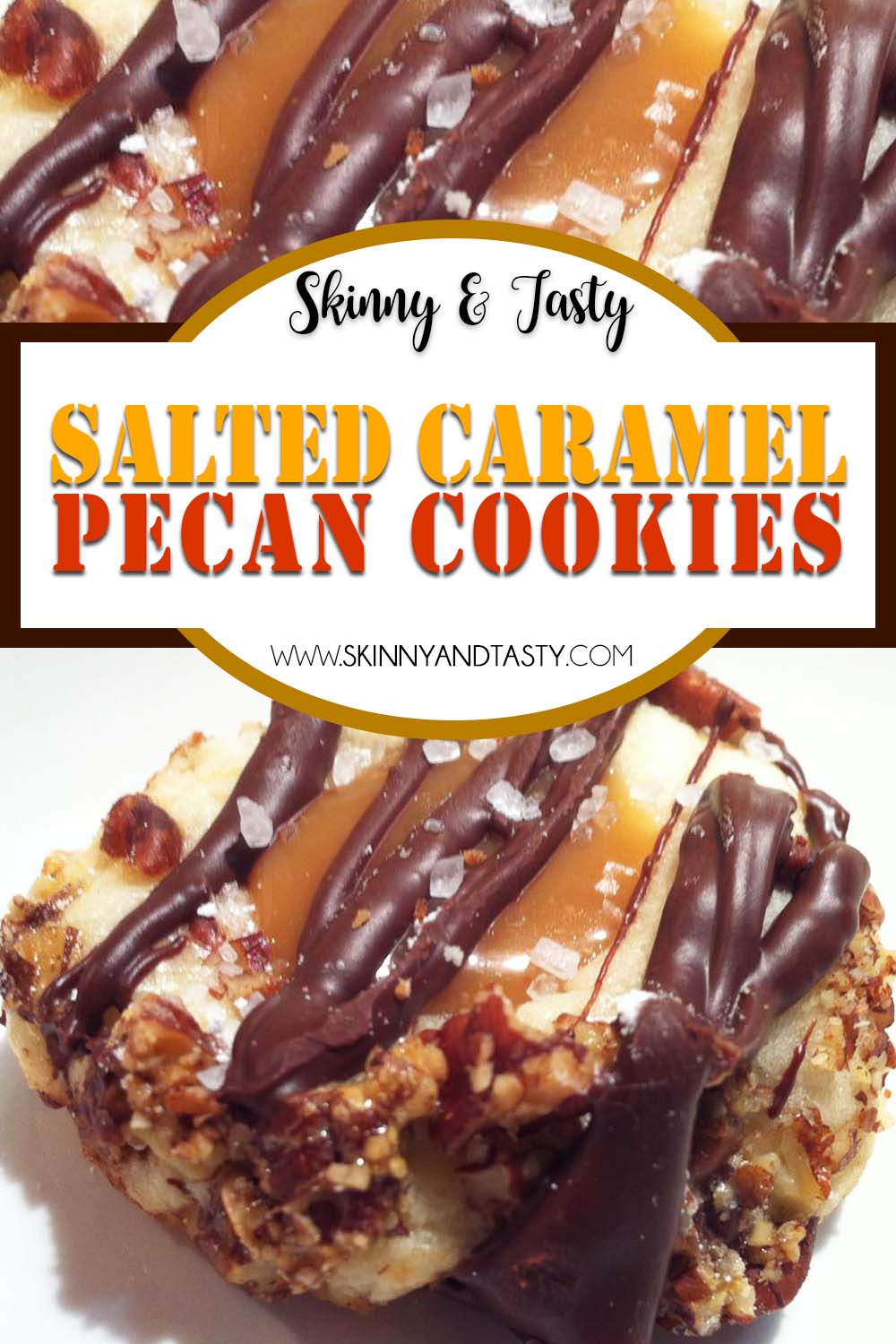 Salted Caramel Pecan Cookies Recipe