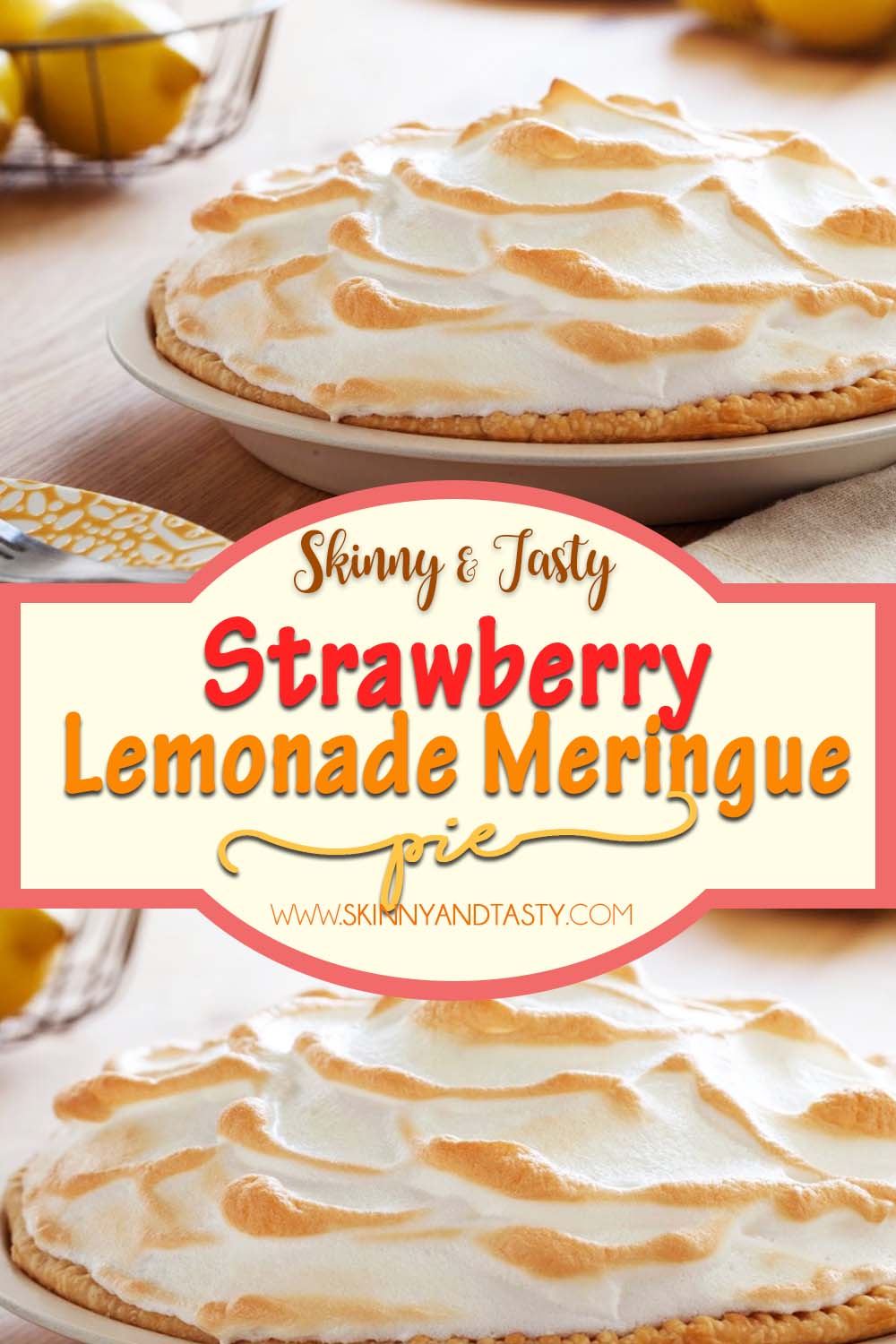 Strawberry Lemonade Meringue Pie Recipe