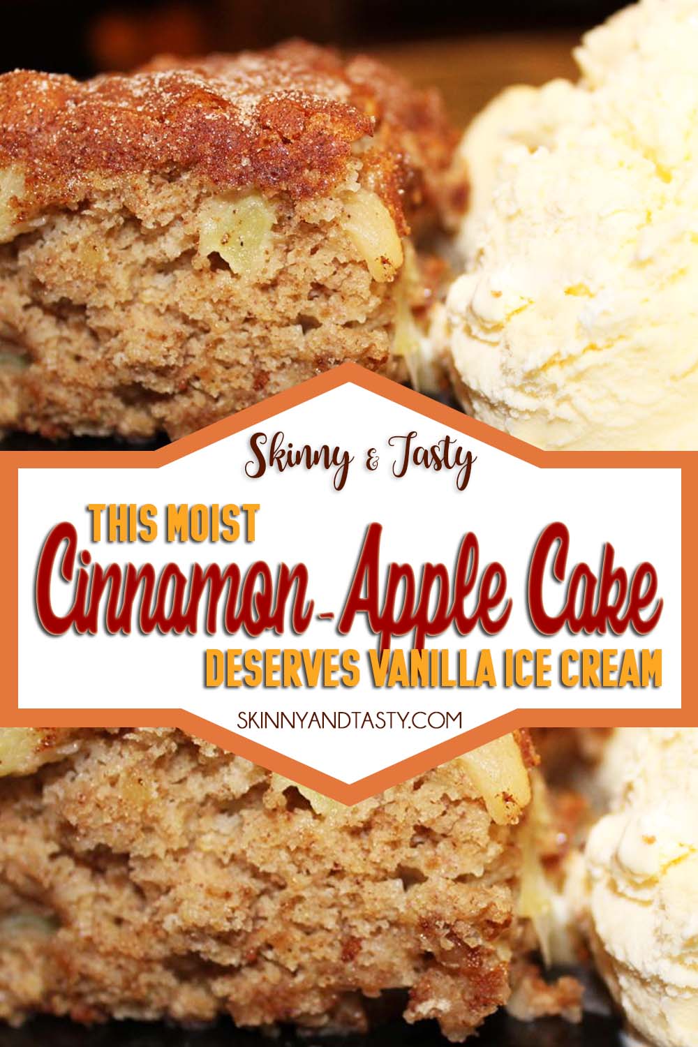 This Moist Cinnamon-Apple Cake Deserves Vanilla Ice Cream