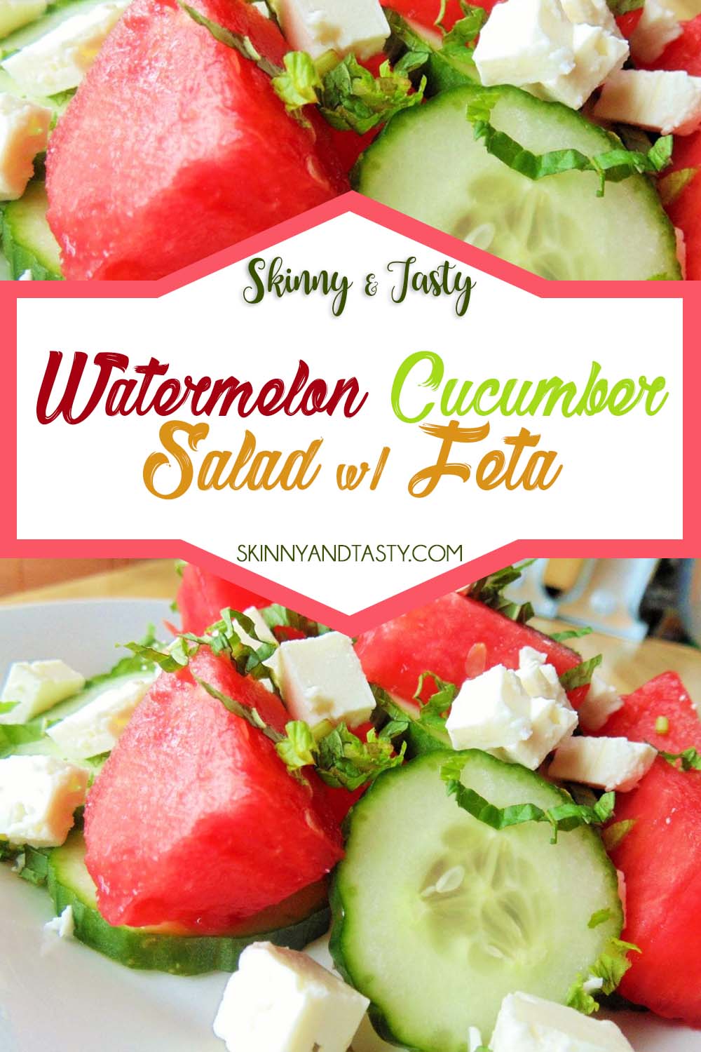 WatermelonCucumber Salad with Feta Recipe