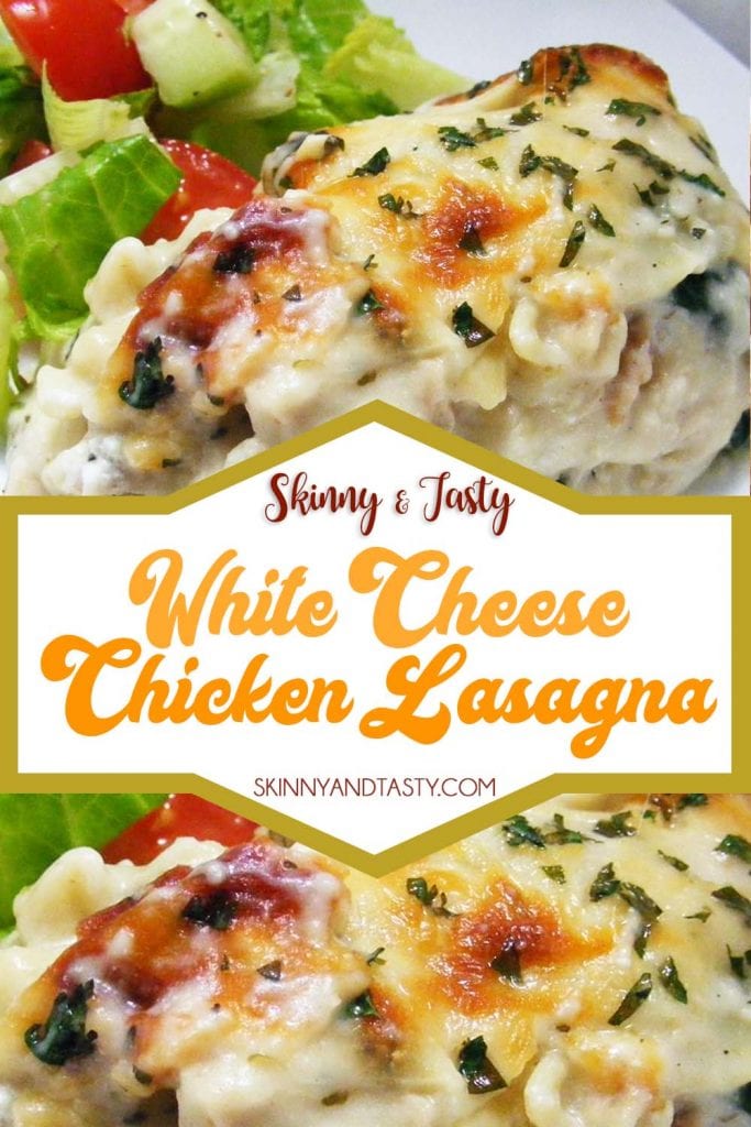 White Cheese Chicken Lasagna