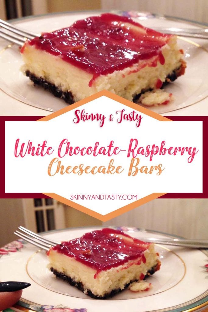 White Chocolate-Raspberry Cheesecake Bars