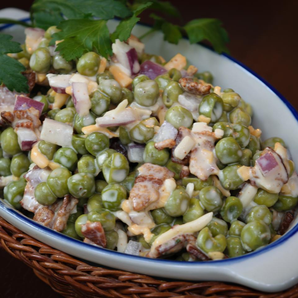 Bacon Ranch Pea Salad