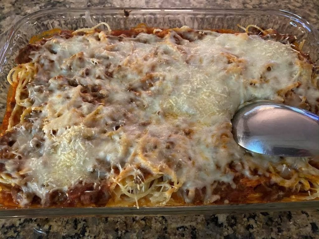 Baked Cream Cheese Spaghetti