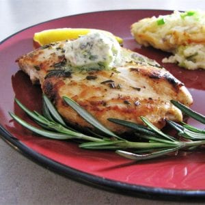 Buttery Rosemary Lemon Grilled Chicken