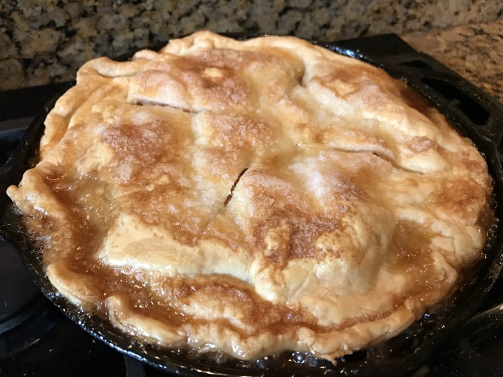 Grandma’s Iron Skillet Apple Pie