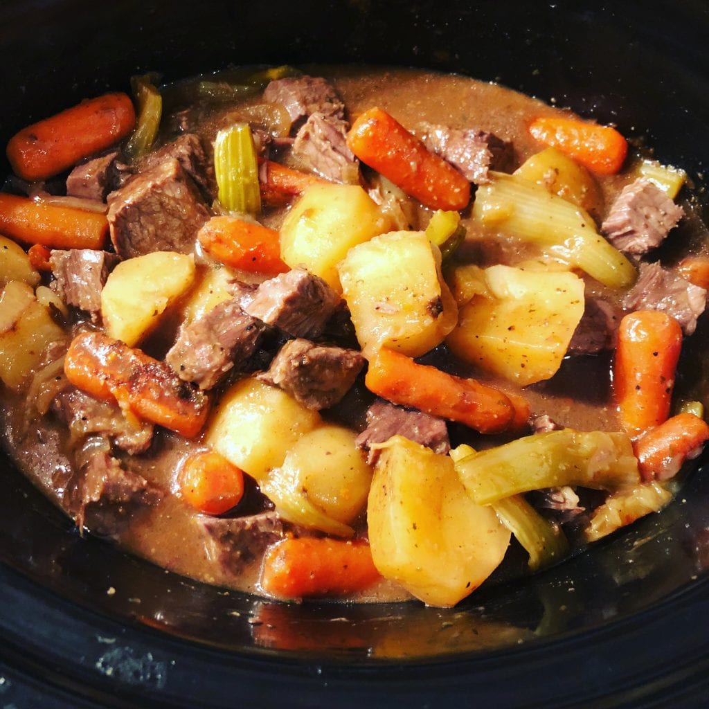 Quick and easy to assemble slow cooker pot roast