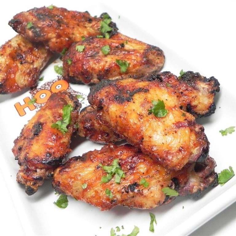 3 Ingredient Baked Bbq Chicken Wings Skinny And Tasty Recipes 7247