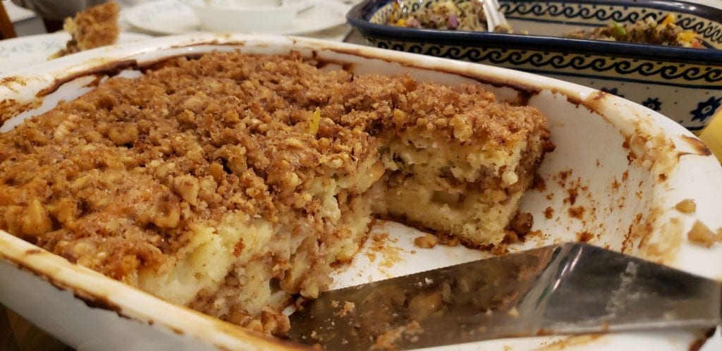 Apple Crumble Coffee Cake