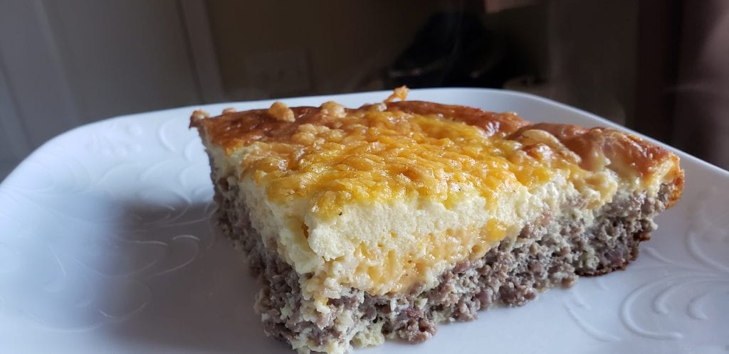 Crustless Cheeseburger Quiche