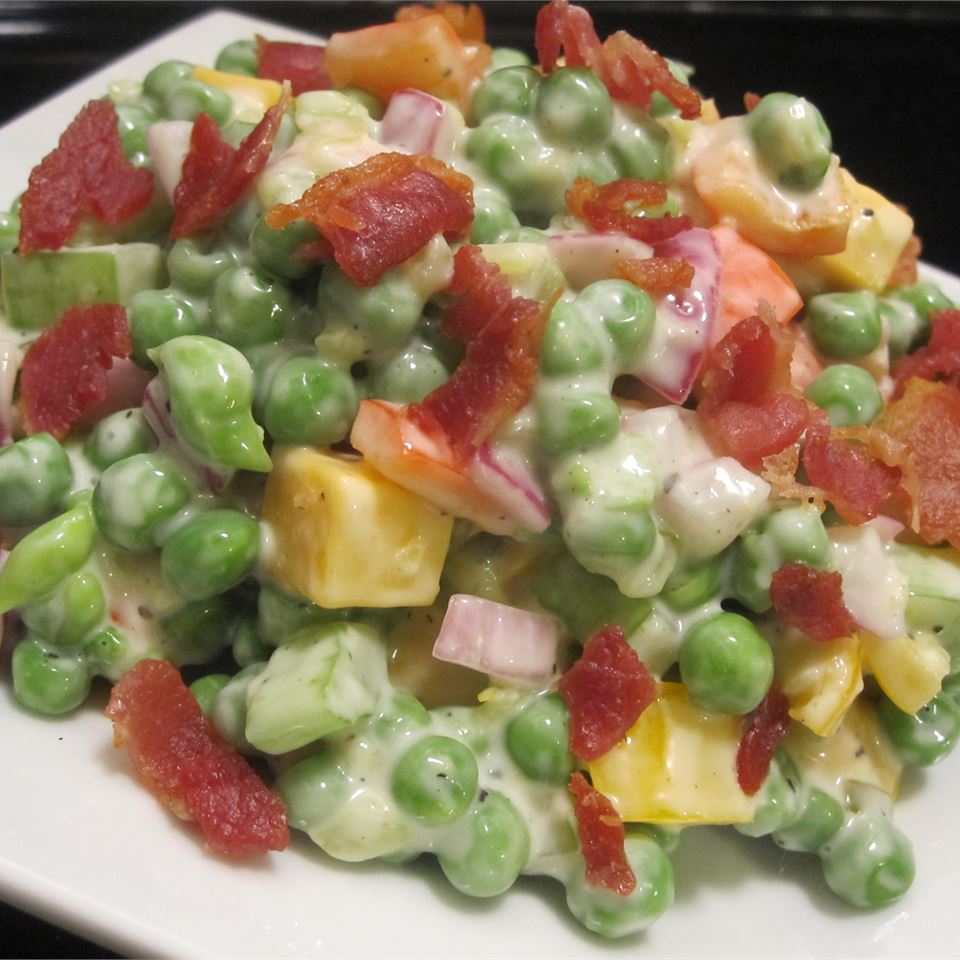 Green Pea Salad With Cheese