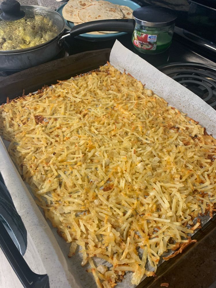 Hash Browns in Oven (Crispy and Cheesy Recipe!)