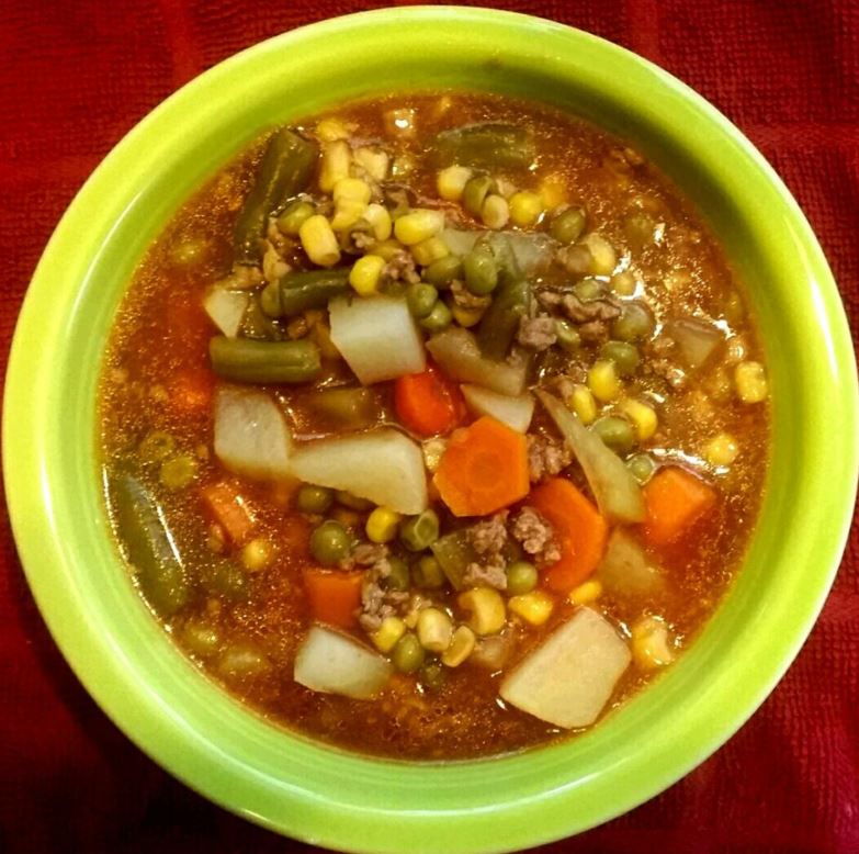 Hobo Beef and Vegetable Soup