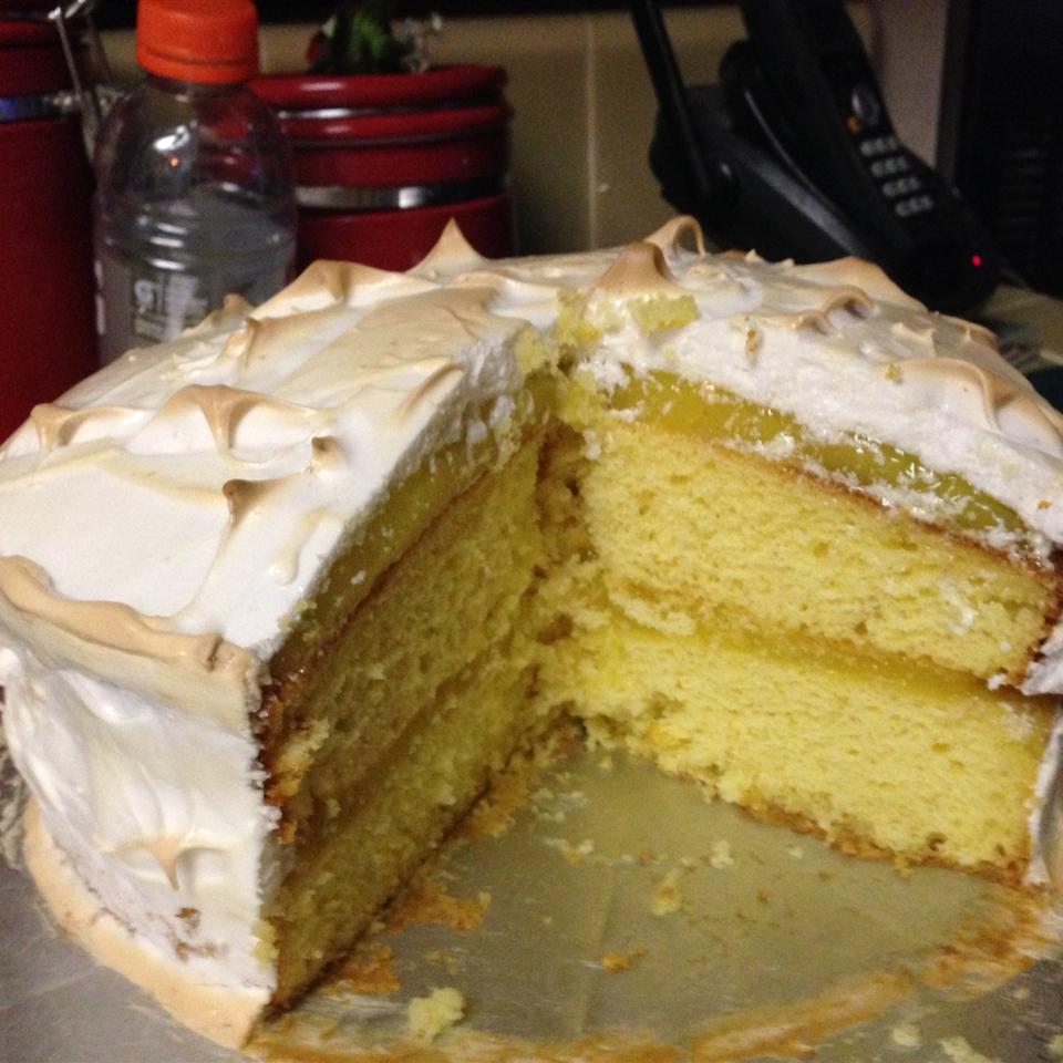 Lemon Meringue Cake