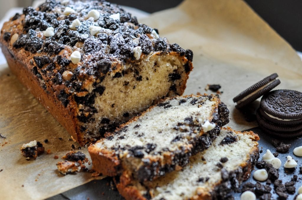 One-Bowl Oreo® Loaf Cake