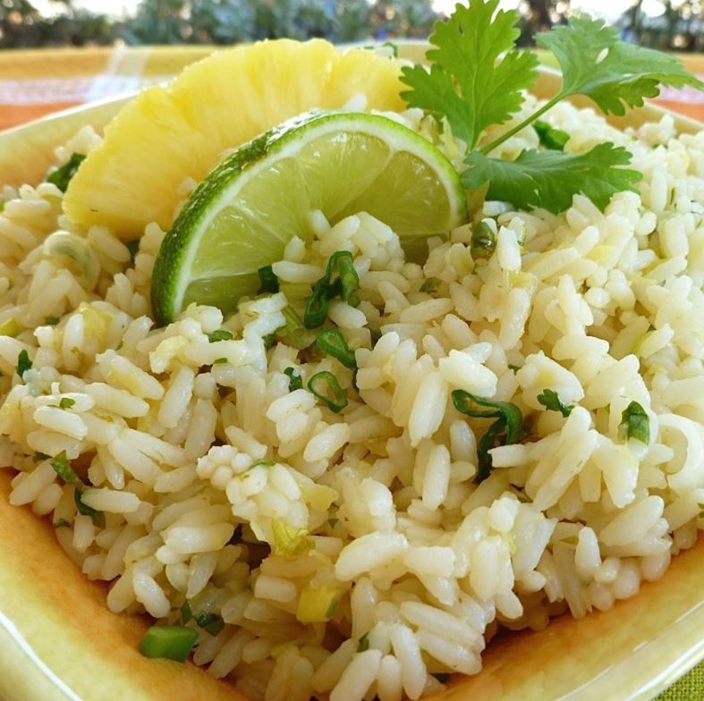 Pineapple-Lime Rice