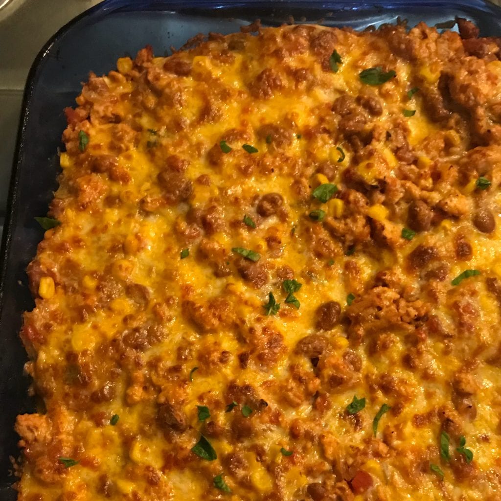 Mexican Quesadilla Casserole